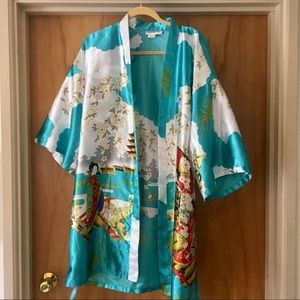 Silky Asian Style Robe